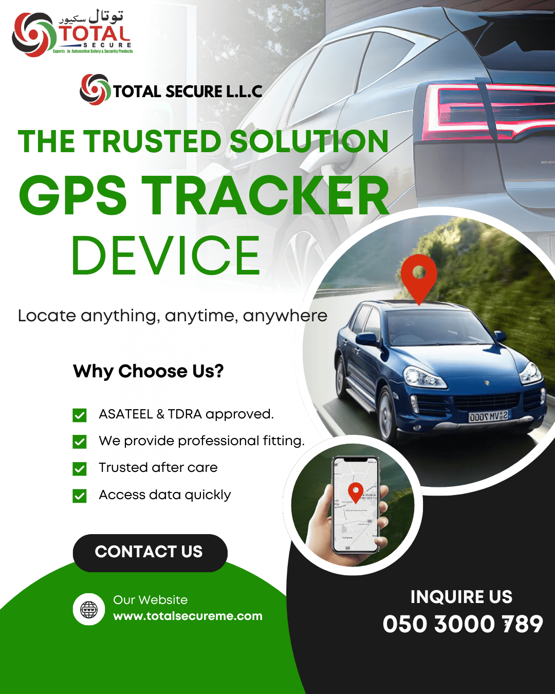 ASATEEL AND TDRA APPROVED GPS TRACKERS IN UAE